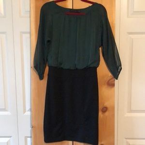 The Limited gauze topped dress